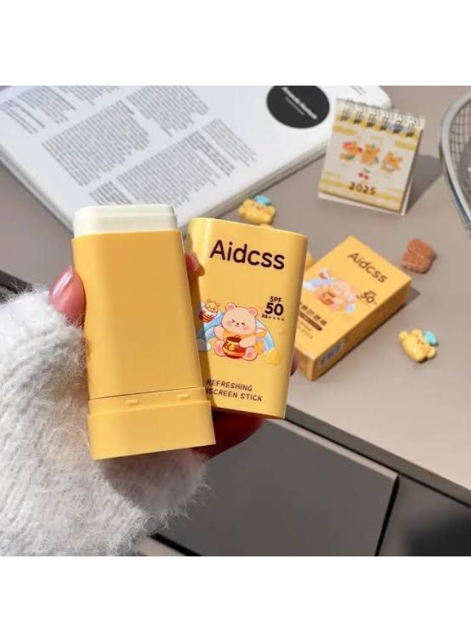 AIDCSS SUNSCREEN STICK SPF 50+ NON-STICKY -WATERPROOF -20g - Image 2